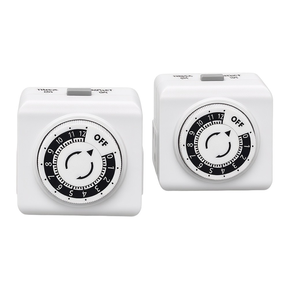 2 Pack 24 Hour Indoor Mechanic - Timer Dual Outlet recension och pris