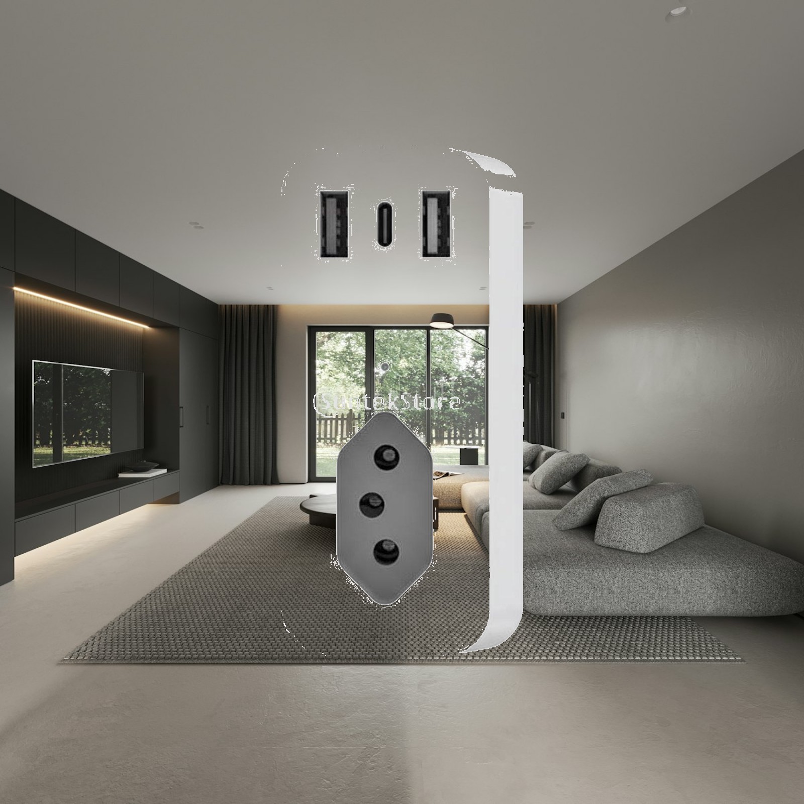 Voice Activated Smart Plug for - Timer Dual Outlet recension och pris